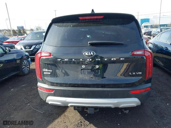 2020 Kia Telluride LX with VIN 5XYP2DHC5LG051846, listed as a IAAI auction lot 41758443 with NaN miles. Bid and sale history available at carsss.com. Image 16.