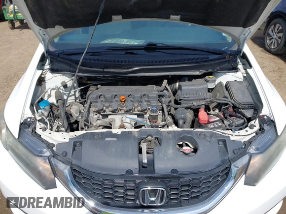 2015 Honda Civic LX with VIN 19XFB2F54FE104574, listed as a IAAI auction lot 42096001 with 122,094 mi miles and . Bid and sale history available at DreamBid. Image 10.