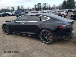 2020 Tesla Model S Performance with VIN 5YJSA1E46LF371225, listed as a Copart auction lot 86271744 with 20,045 mi miles and Salvage title. Bid and sale history available at DreamBid. Image 2.