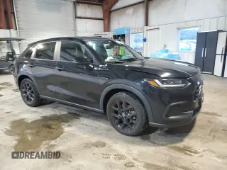 2023 Honda HR-V Sport with VIN 3CZRZ2H58PM703145, listed as a Copart auction lot 60353815 with 33,733 mi miles and Salvage title. Bid and sale history available at DreamBid. Image 4.