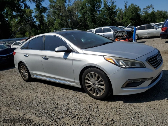 2015 Hyundai Sonata 2.4L Limited with VIN 5NPE34AF9FH034036, listed as a Copart auction lot 53447495 with 187,072 mi miles and Clean Title. Bid and sale history available at carsss.com. Image 4.