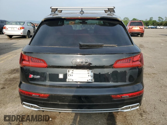 2020 Audi SQ5 Premium Plus with VIN WA1B4AFY1L2023175, listed as a Copart auction lot 59891245 with Not provided miles and Salvage title. Bid and sale history available at DreamBid. Image 6.