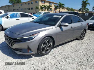 2023 Hyundai Elantra Limited z VIN KMHLN4AJ0PU040722, wystawiony jako Copart lot #52986905 z przebiegiem 39 118 mil mil oraz Nie do naprawy • Non repairable. Historia ofert i sprzedaży dostępna na DreamBid. Obrazek 1.