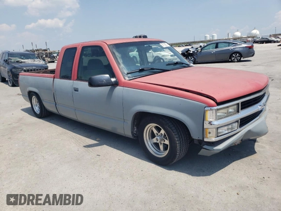 1998 Chevrolet Silverado 1500 with VIN 2GCEC19M8W1262449, listed as a Copart auction lot 67150574 with 167,907 mi miles and Salvage Title. Bid and sale history available at DreamBid. Image 4.