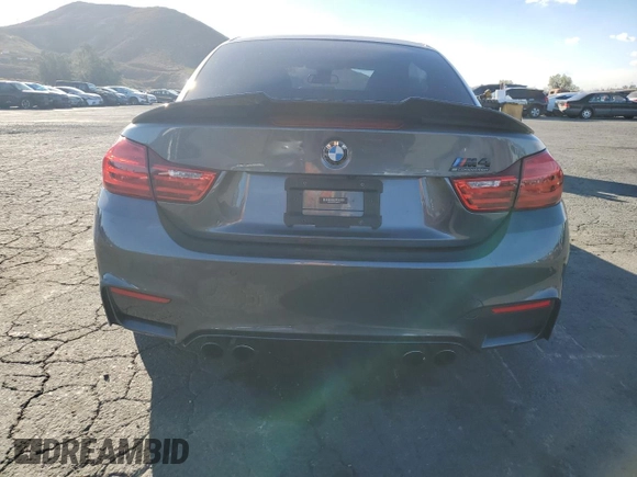2016 BMW M4 with VIN WBS3U9C52GP968608, listed as a Copart auction lot 82890884 with 95,074 mi miles and Salvage Title. Bid and sale history available at carsss.com. Image 6.
