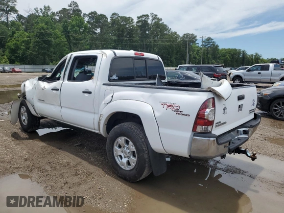 2010 Toyota Tacoma PreRunner with VIN 3TMJU4GN8AM102663, listed as a Copart auction lot 57782665 with 196,620 mi miles and Salvage title. Bid and sale history available at DreamBid. Image 2.