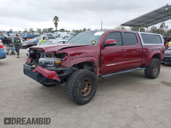 2017 Toyota Tacoma SR5 with VIN 3TMDZ5BN7HM017500, listed as a IAAI auction lot 41819027 with 112,406 mi miles. Bid and sale history available at carsss.com. Image 2.