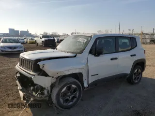 2015 Jeep Renegade Sport with VIN ZACCJBAH0FPB75997, listed as a Copart auction lot 48710895 with 78,291 mi miles and Salvage Title. Bid and sale history available at DreamBid. Image 1.