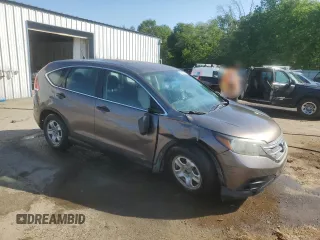 2013 Honda CR-V LX with VIN 3CZRM3H32DG707804, listed as a Copart auction lot 53000385 with 171,623 mi miles and Salvage Title. Bid and sale history available at carsss.com. Image 4.