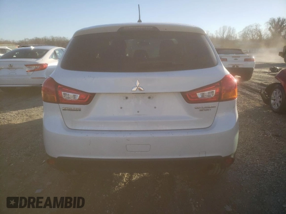 2014 Mitsubishi Outlander Sport ES with VIN 4A4AP3AU3EE011807, listed as a Copart auction lot 48024665 with 142,478 mi miles and Salvage Title. Bid and sale history available at carsss.com. Image 6.