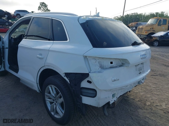 2020 Audi Q5 Premium with VIN WA1ANAFY2L2066089, listed as a IAAI auction lot 41934177 with 52,340 mi miles. Bid and sale history available at carsss.com. Image 6.