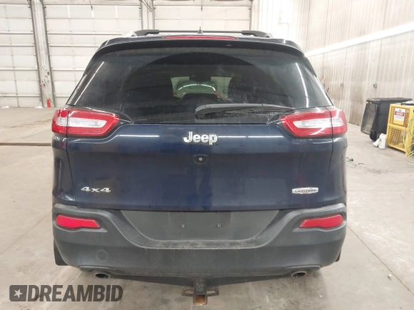 2014 Jeep Cherokee Latitude with VIN 1C4PJMCS9EW190255, listed as a IAAI auction lot 41956155 with 220,265 mi miles. Bid and sale history available at carsss.com. Image 16.