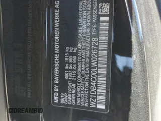 2020 Toyota GR Supra 3.0 with VIN WZ1DB4C00LW026728, listed as a Copart auction lot 76254554 with 19,815 mi miles and Non Repairable. Bid and sale history available at carsss.com. Image 13.