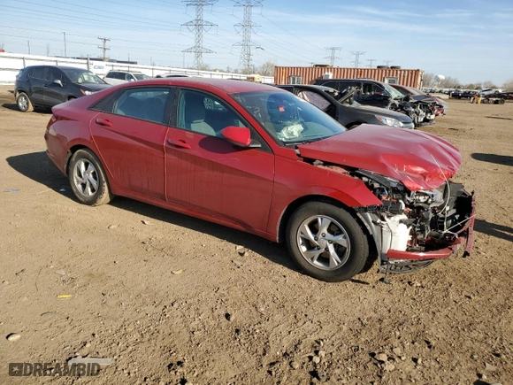2022 Hyundai Elantra SE with VIN KMHLL4AG3NU325079, listed as a Copart auction lot 48856455 with 68,059 mi miles and Salvage Title. Bid and sale history available at carsss.com. Image 4.