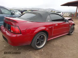 2001 Ford Mustang Deluxe with VIN 1FAFP44491F134522, listed as a IAAI auction lot 41814040 with 181,954 mi miles. Bid and sale history available at carsss.com. Image 4.