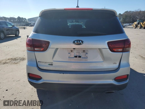 2019 Kia Sorento S V6 with VIN 5XYPG4A56KG511897, listed as a Copart auction lot 89234385 with 179,877 mi miles and Salvage Title. Bid and sale history available at carsss.com. Image 6.