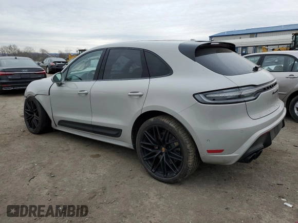 2023 Porsche Macan GTS with VIN WP1AF2A52PLB55150, listed as a Copart auction lot 47746014 with 6,786 mi miles and Salvage title. Bid and sale history available at DreamBid. Image 2.