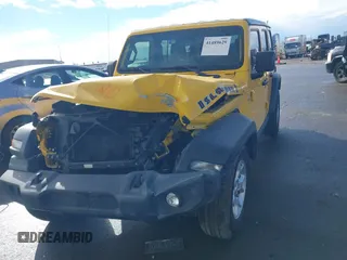 2021 Jeep Wrangler Unlimited Sport S with VIN 1C4HJXDG7MW769209, listed as a IAAI auction lot 41489629 with 37,782 mi miles. Bid and sale history available at carsss.com. Image 12.