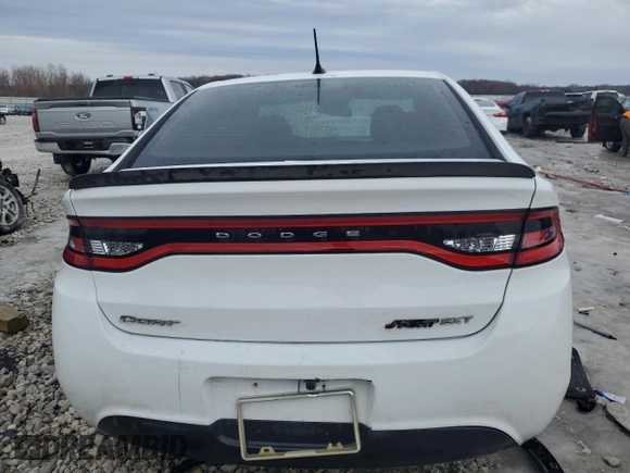 2015 Dodge Dart SXT with VIN 1C3CDFBB6FD159226, listed as a Copart auction lot 46975485 with 121,435 mi miles and Clean Title. Bid and sale history available at carsss.com. Image 6.
