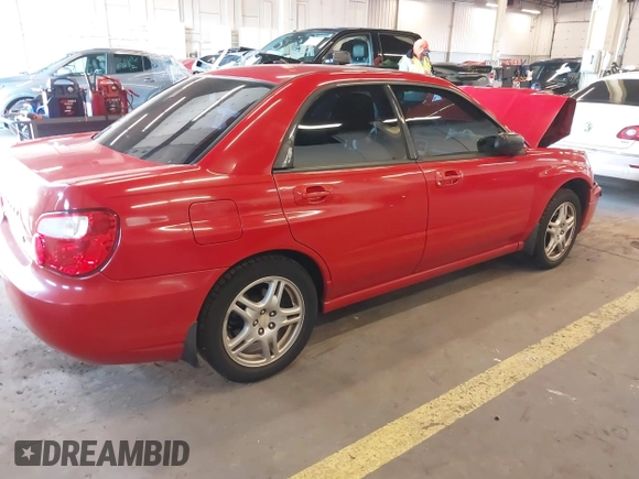 2005 Subaru Impreza Sedan (Natl) RS with VIN JF1GD67575H519911, listed as a IAAI auction lot 41346925 with 1 mi miles. Bid and sale history available at carsss.com. Image 4.