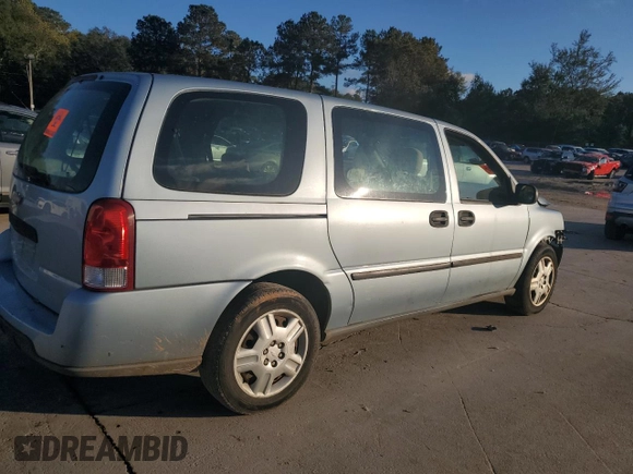 2007 Chevrolet Uplander LS Fleet with VIN 1GNDV23W47D199868, listed as a Copart auction lot 79626724 with 196,297 mi miles and Salvage Title. Bid and sale history available at carsss.com. Image 3.