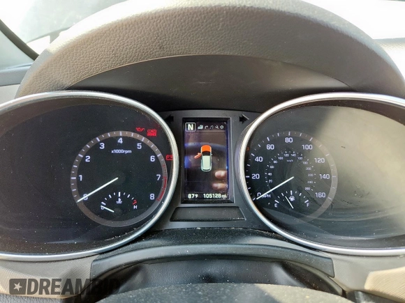 2018 Hyundai Santa Fe 2.4L с VIN 5XYZU3LB9JG535186, выставлен на аукционе Copart как лот 60098585 с пробегом 105 128 миль миль и Списание • Salvage title. История ставок и продаж доступна на DreamBid. Изображение 9.