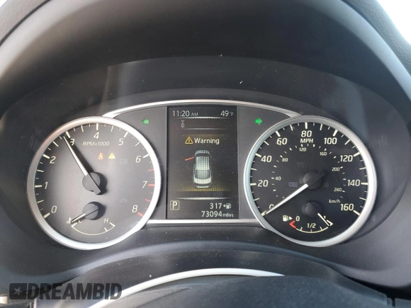 2018 Nissan Sentra SR with VIN 3N1AB7AP6JY320159, listed as a Copart auction lot 45246755 with 73,094 mi miles and Salvage Title. Bid and sale history available at DreamBid. Image 9.