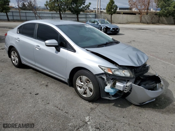 2015 Honda Civic Sedan LX with VIN 2HGFB2F51FH544547, listed as a Copart auction lot 43804025 with 152,928 mi miles and Salvage Title. Bid and sale history available at carsss.com. Image 4.