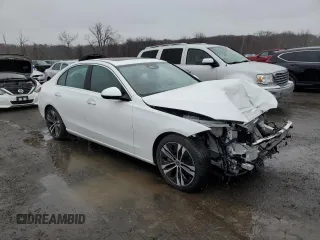 2022 Mercedes-Benz C 300 with VIN W1KAF4HB0NR044069, listed as a Copart auction lot 49874475 with Not Provided miles and Salvage Title. Bid and sale history available at DreamBid. Image 4.