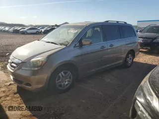 2007 Honda Odyssey EX-L with VIN 5FNRL38657B429817, listed as a Copart auction lot 54777025 with Not Provided miles and Salvage Title. Bid and sale history available at DreamBid. Image 1.