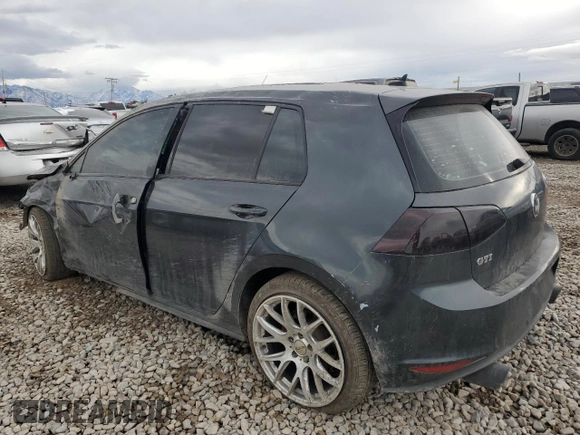 2015 Volkswagen Golf GTI SE with VIN 3VW5T7AU4FM047087, listed as a Copart auction lot 84506894 with 126,113 mi miles and Salvage Title. Bid and sale history available at carsss.com. Image 2.
