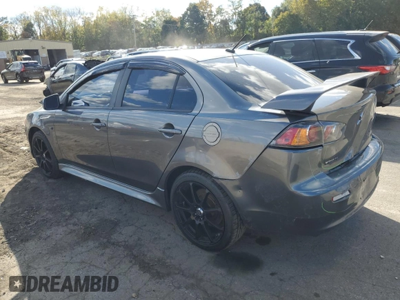 2010 Mitsubishi Lancer GTS with VIN JA32U8FW9AU024586, listed as a Copart auction lot 74710514 with 92,534 mi miles and Salvage Title. Bid and sale history available at DreamBid. Image 2.