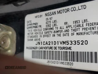 1997 Nissan Maxima GXE с VIN JN1CA21D1VM533520, выставлен на аукционе Copart как лот 44416725 с пробегом 204 023 миль миль и Списание • Salvage title. История ставок и продаж доступна на DreamBid. Изображение 14.