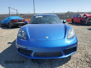2018 Porsche Cayman with VIN WP0AA2A86JS260152, listed as a Copart auction lot 46899655 with 43,611 mi miles and Clean Title. Bid and sale history available at DreamBid. Image 5.
