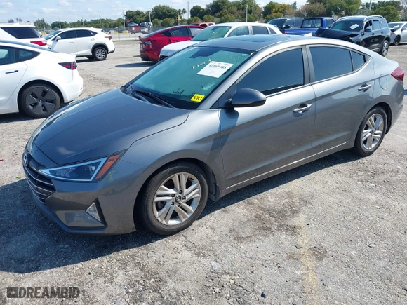 2019 Hyundai Elantra SEL with VIN 5NPD84LF1KH474787, listed as a IAAI auction lot 41969488 with 53,305 mi miles. Bid and sale history available at carsss.com. Image 17.