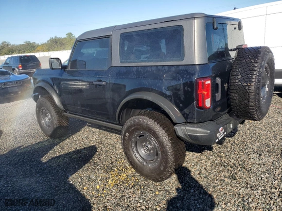 2023 Ford Bronco with VIN 1FMDE5AH2PLA91748, listed as a Copart auction lot 74698674 with 0 mi miles and Salvage Title. Bid and sale history available at carsss.com. Image 2.