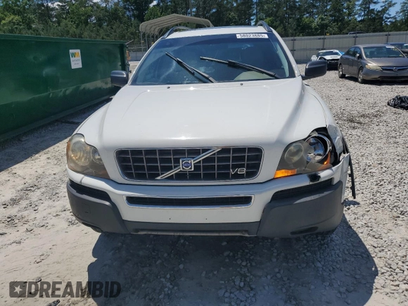 2005 Volvo XC90 with VIN YV1CZ852751189026, listed as a Copart auction lot 58023885 with 242,059 mi miles and Salvage title. Bid and sale history available at DreamBid. Image 5.