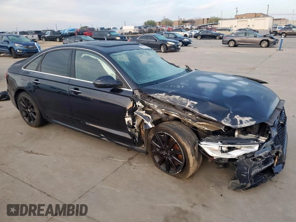 2015 Audi A6 3.0T Premium Plus with VIN WAUFGAFCXFN016132, listed as a Copart auction lot 50551585 with 90,637 mi miles and Salvage Title. Bid and sale history available at carsss.com. Image 4.