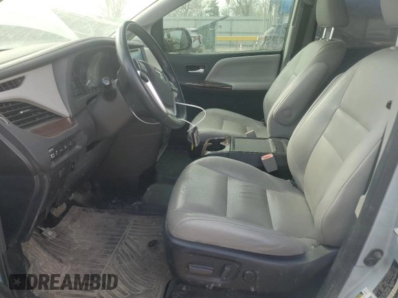 2017 Toyota Sienna with VIN 5TDDZ3DC0HS186516, listed as a Copart auction lot 50358685 with 154,348 mi miles and Salvage Title. Bid and sale history available at DreamBid. Image 7.