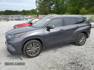 2021 Toyota Highlander Platinum z VIN 5TDFZRAH9MS088994, wystawiony jako Copart lot #53053445 z przebiegiem 62 803 mil mil oraz Szkoda całkowita • Salvage title. Historia ofert i sprzedaży dostępna na DreamBid. Obrazek 1.