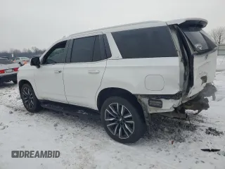 2021 Cadillac Escalade Premium Luxury with VIN 1GYS4BKL4MR414197, listed as a Copart auction lot 88093605 with 63,196 mi miles and Salvage title. Bid and sale history available at DreamBid. Image 2.