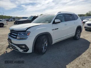 2019 Volkswagen Atlas SE z VIN 1V2XR2CA6KC608609, wystawiony jako Copart lot #50604625 z przebiegiem 56 778 mil mil oraz Szkoda całkowita • Salvage title. Historia ofert i sprzedaży dostępna na DreamBid. Obrazek 1.