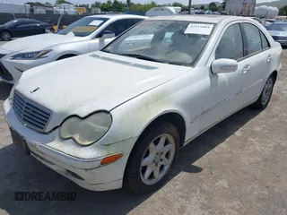 2002 Mercedes-Benz C with VIN WDBRF61J02F208524, listed as a IAAI auction lot 42111684 with 193,535 mi miles and . Bid and sale history available at carsss.com. Image 2.