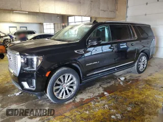 2022 GMC Yukon XL Denali with VIN 1GKS2JKL5NR351199, listed as a Copart auction lot 42366055 with 51,021 mi miles and Salvage Title. Bid and sale history available at carsss.com. Image 1.