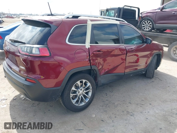 2021 Jeep Cherokee Latitude Lux with VIN 1C4PJLMX3MD145939, listed as a IAAI auction lot 41503277 with 71,550 mi miles. Bid and sale history available at carsss.com. Image 4.