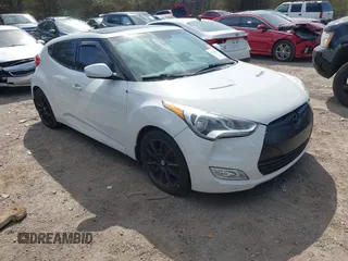 2014 Hyundai Veloster with VIN KMHTC6AD1EU217707, listed as a IAAI auction lot 41718176 with 191,306 mi miles. Bid and sale history available at carsss.com. Image 1.