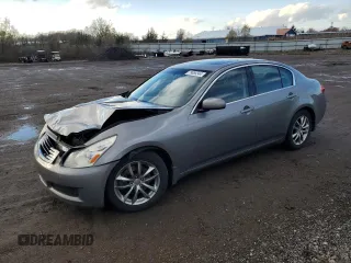 2007 Infiniti G35 Sedan G35x with VIN JNKBV61F27M807797, listed as a Copart auction lot 79869344 with 197,362 mi miles and Salvage Title. Bid and sale history available at carsss.com. Image 1.