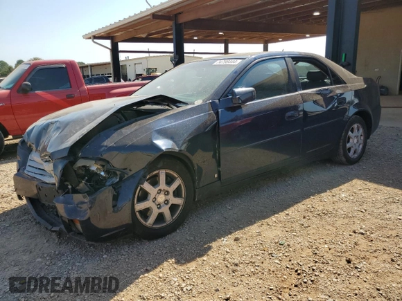 2006 Cadillac CTS with VIN 1G6DM57T560143105, listed as a Copart auction lot 74796444 with 0 mi miles and Salvage Title. Bid and sale history available at carsss.com. Image 1.