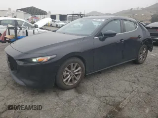 2021 Mazda 3 S with VIN JM1BPAJL8M1335655, listed as a Copart auction lot 59903305 with 63,748 mi miles and Salvage title. Bid and sale history available at DreamBid. Image 1.