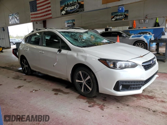 2023 Subaru Impreza Premium z VIN 4S3GTAV61P3715502, wystawiony jako Copart lot #55922275 z przebiegiem 16 088 mil mil oraz Szkoda całkowita • Salvage title. Historia ofert i sprzedaży dostępna na DreamBid. Obrazek 4.